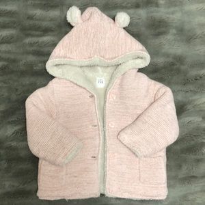 Pink Baby Gap Sweater Jacket